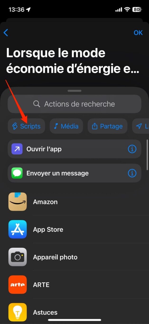 Ios Mode économie énergie 7