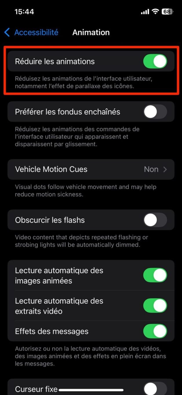 Iphone économiser Batterie Autonomie Ios 23