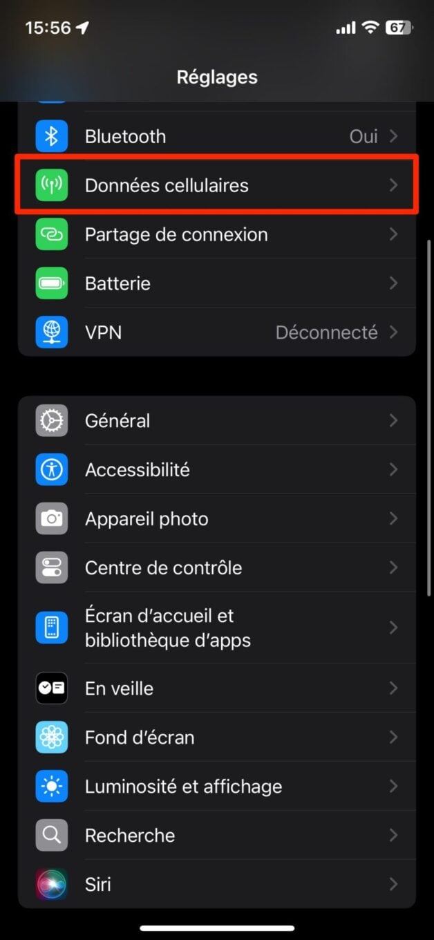 Iphone économiser Batterie Autonomie Ios 28