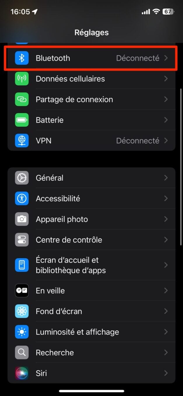 Iphone économiser Batterie Autonomie Ios 30