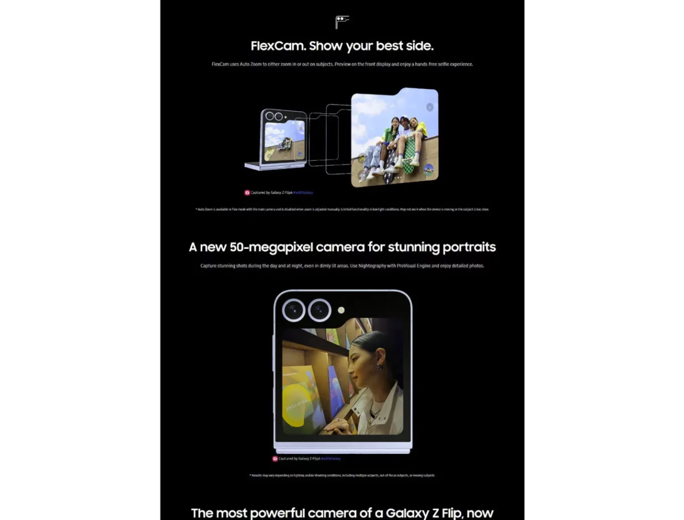 Samsung Galaxy Z Flip 6 Camera