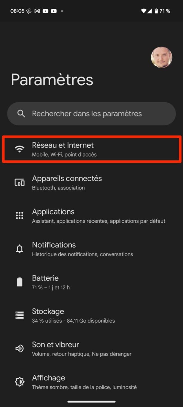 Android Désactiver 2g 1