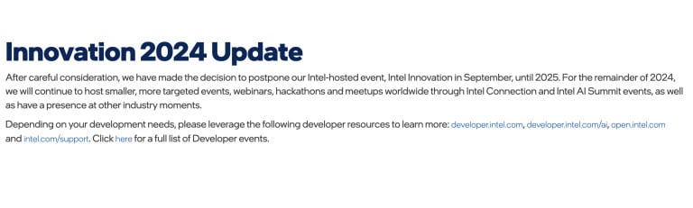 Innovation 2024 Update Intel