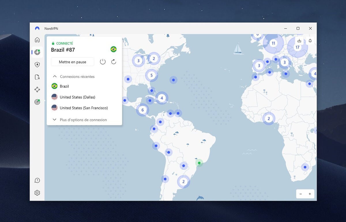 Nordvpn Application Brésil