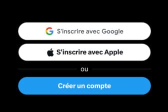 Connexion Google Apple