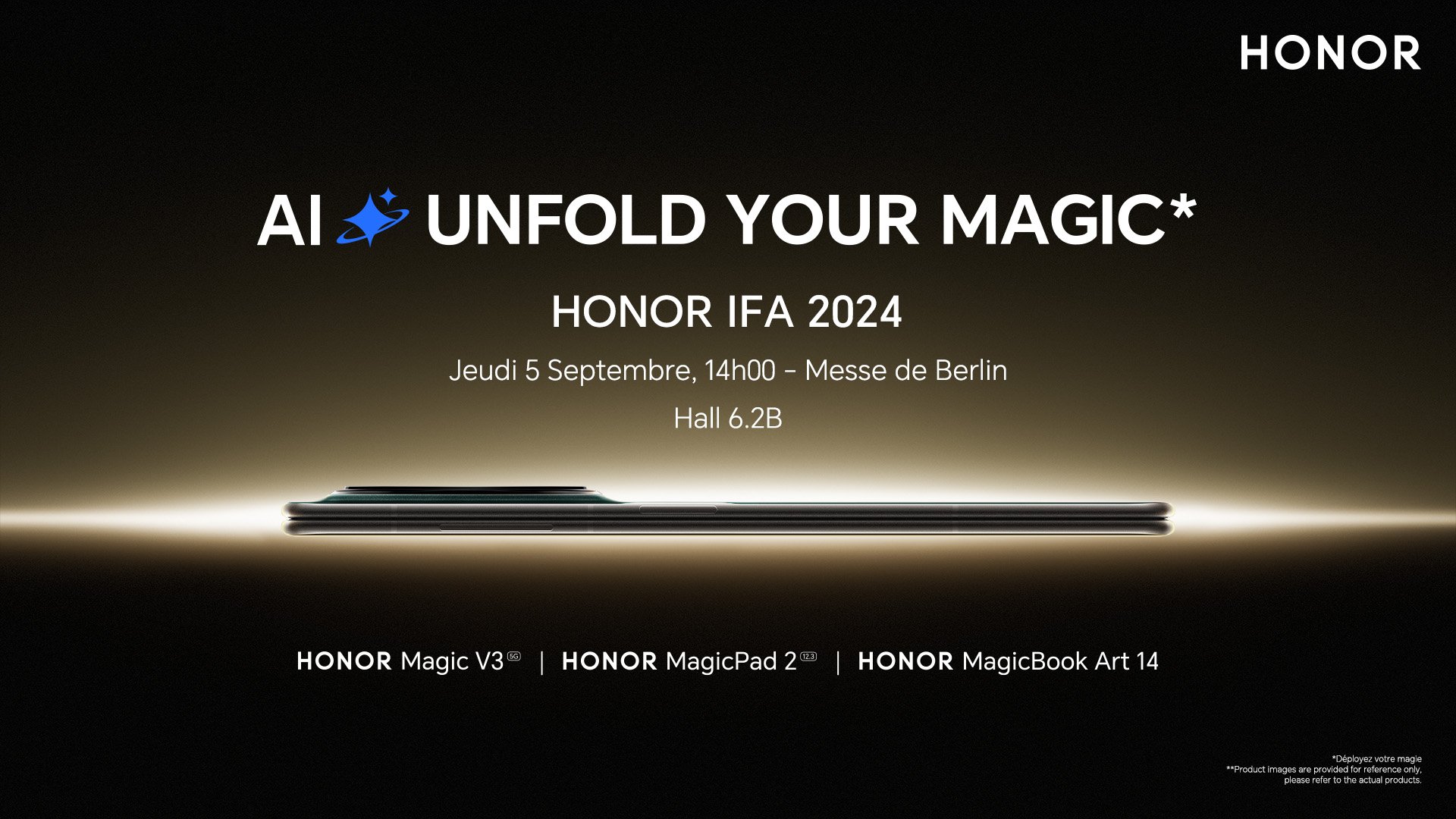 Honor Magic V3 Date Presentation