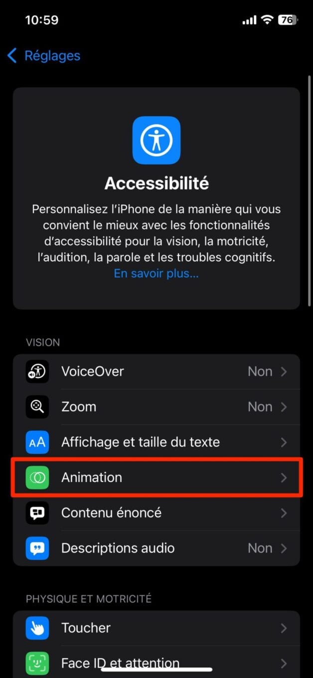 Ios 18 Accessibilité Indicateurs De Mouvements 2