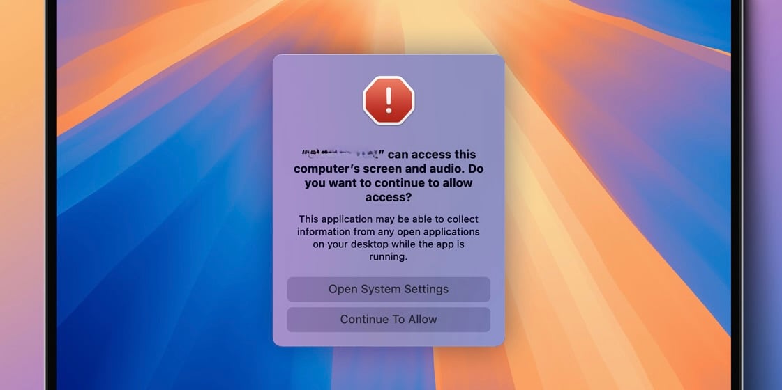 macOS Sequoia autorisation capture d'écran