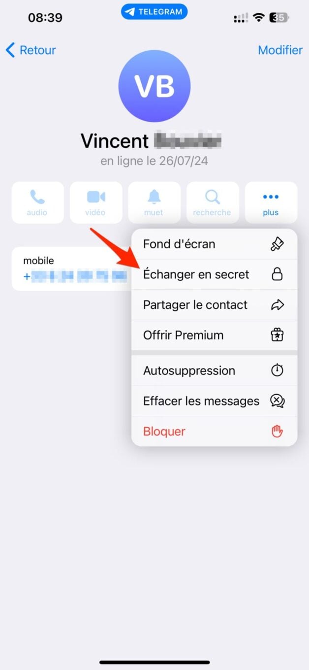 Telegram Secret