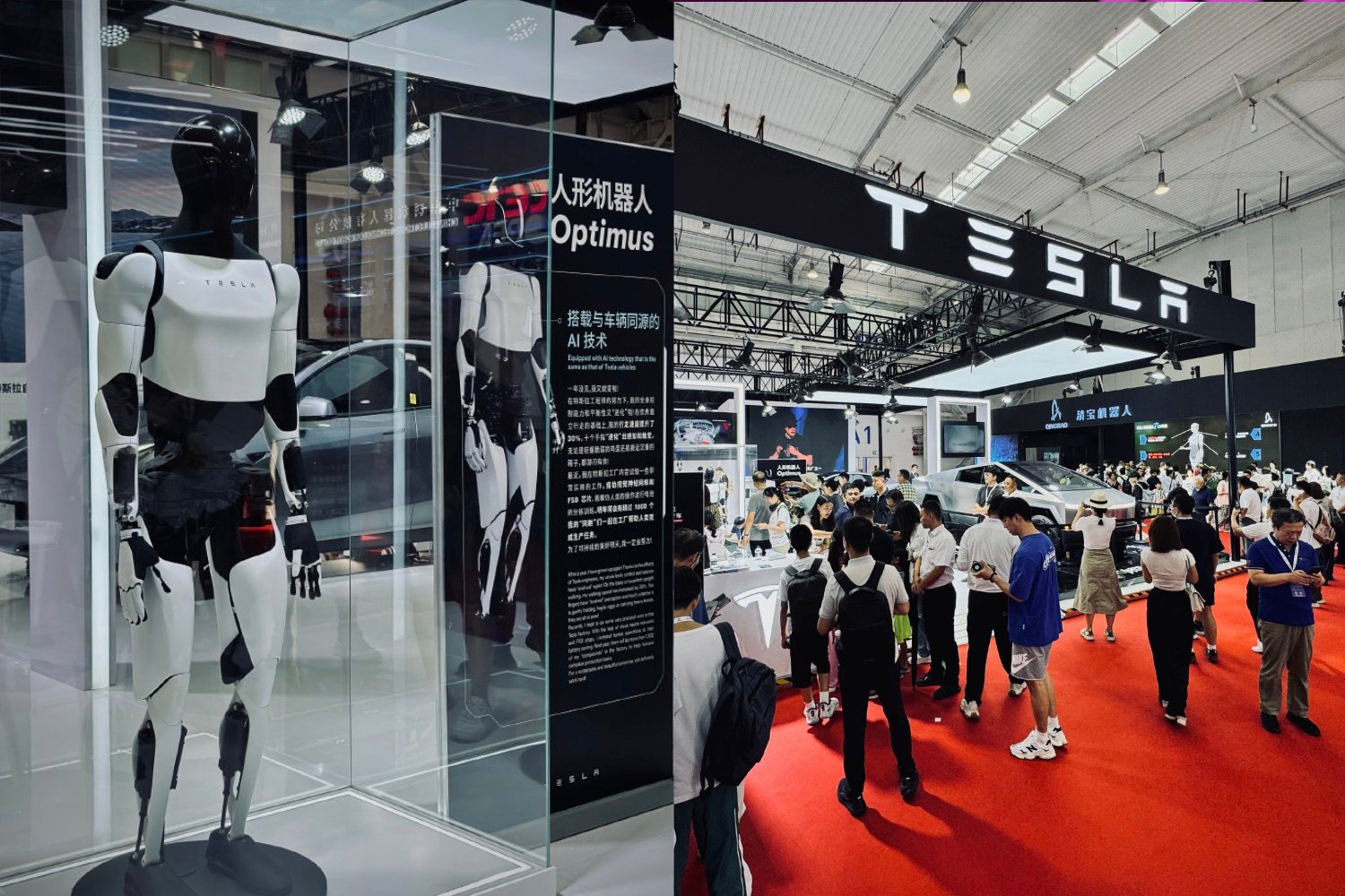 Tesla Optimus Robot Pekin Salon 2024