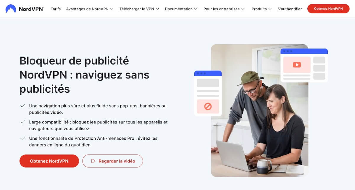 Blocage Pub Nordvpn