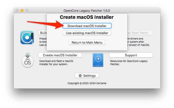 Installer Macos Récent Vieux Mac Opencore Legacy Patcher 11