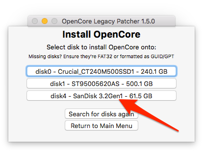 Installer Macos Récent Vieux Mac Opencore Legacy Patcher 28