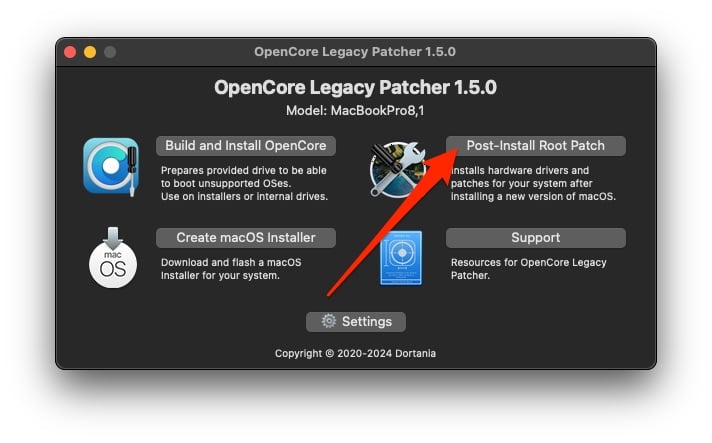 Opencore Legacy Patcher Root Patch 3