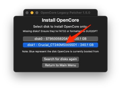 Opencore Boot Picker 5