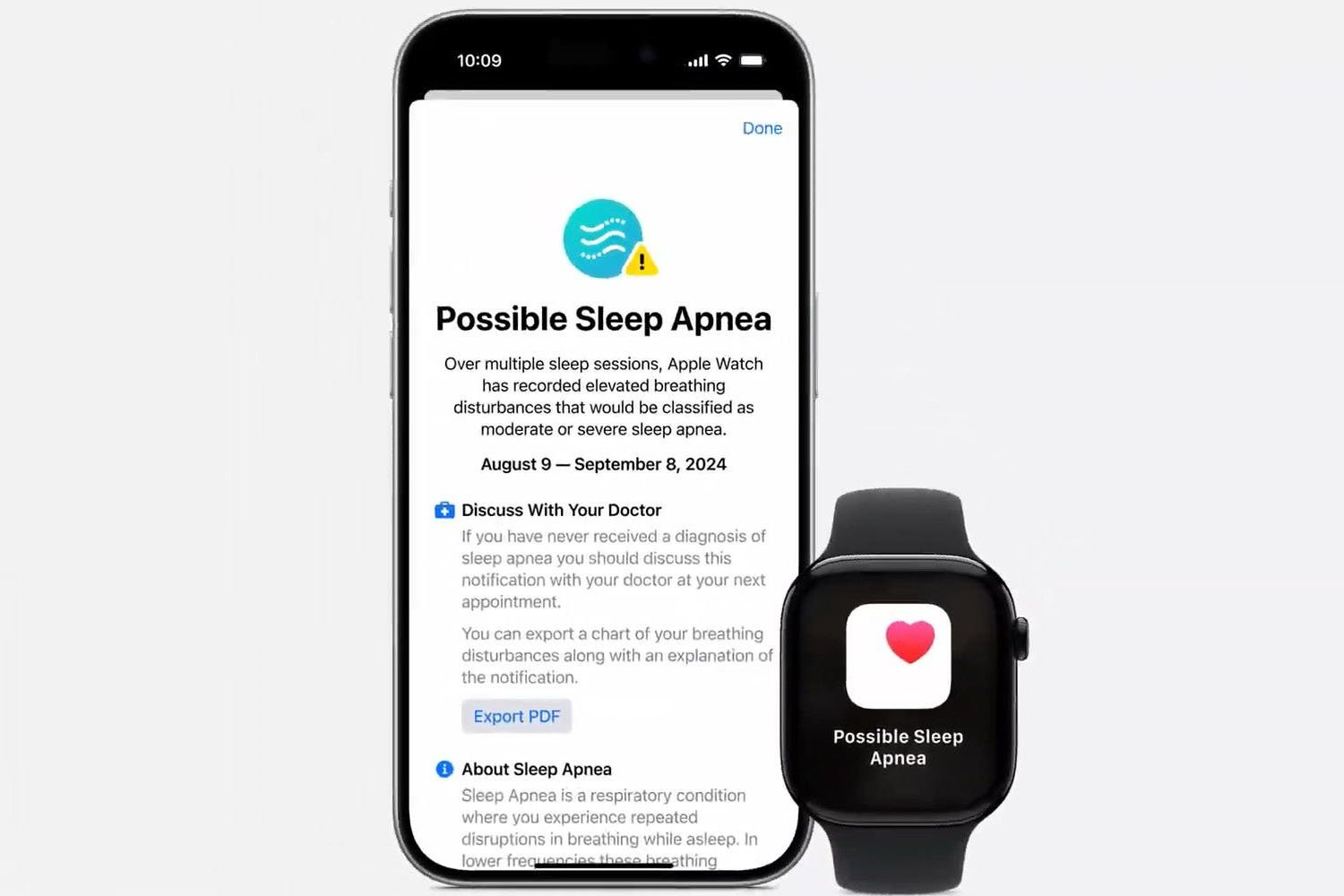 Apple Watch Apnée