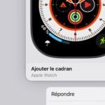 Cadran Apple Watch Partage Messages