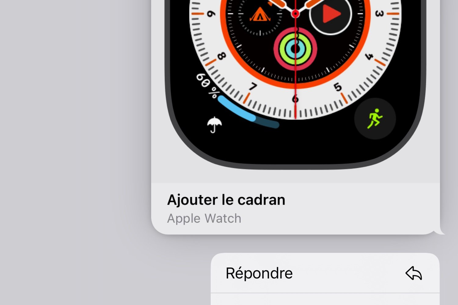 iOS 18 fait planter l’app Messages avec le partage de cadran Apple Watch