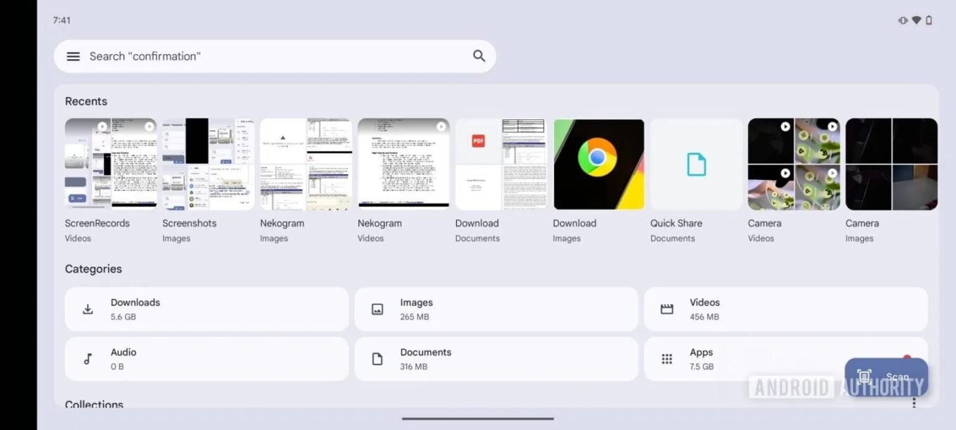 Files By Google Ancienne Interface Tablette