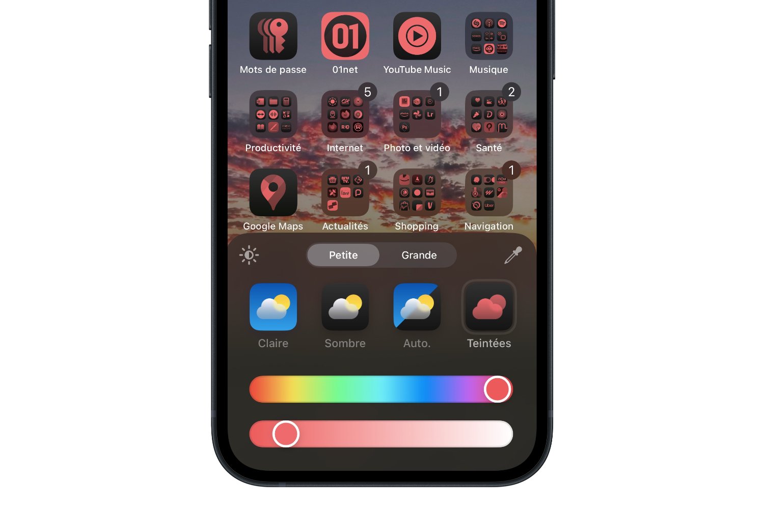 iOS 18 : comment colorer les icônes d’applications sur l’écran d’accueil de l’iPhone