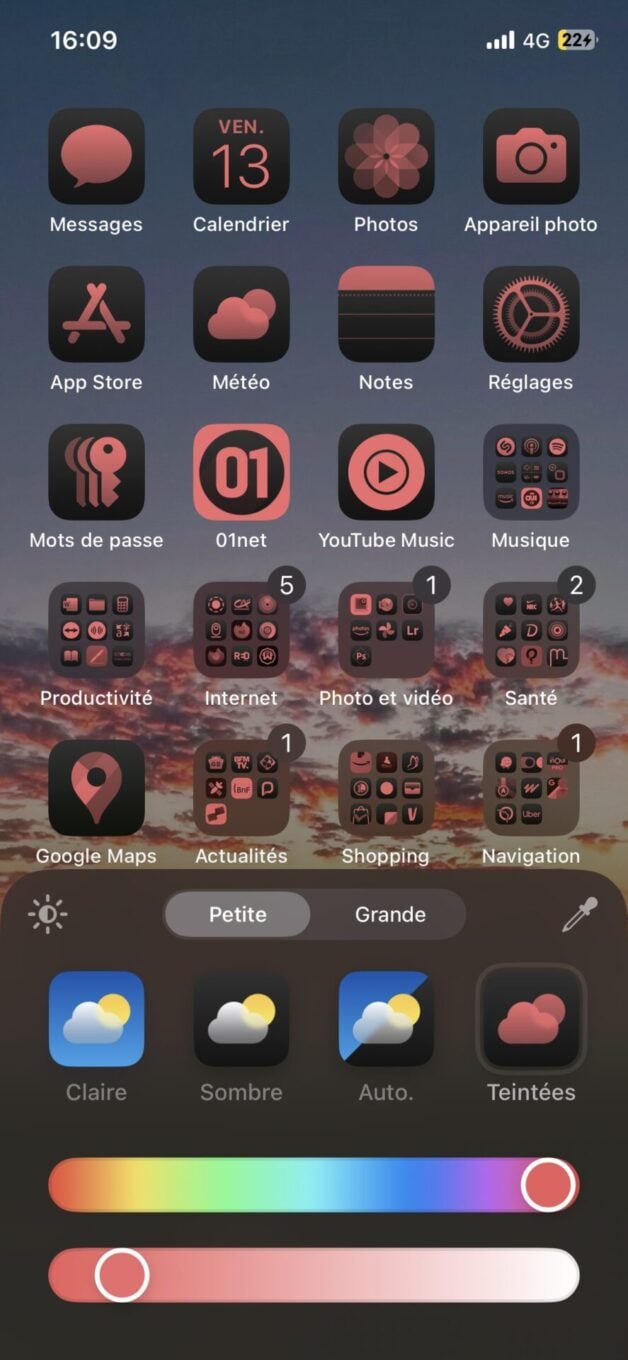 Ios 18 Personnaliser Couleur Icônes 19