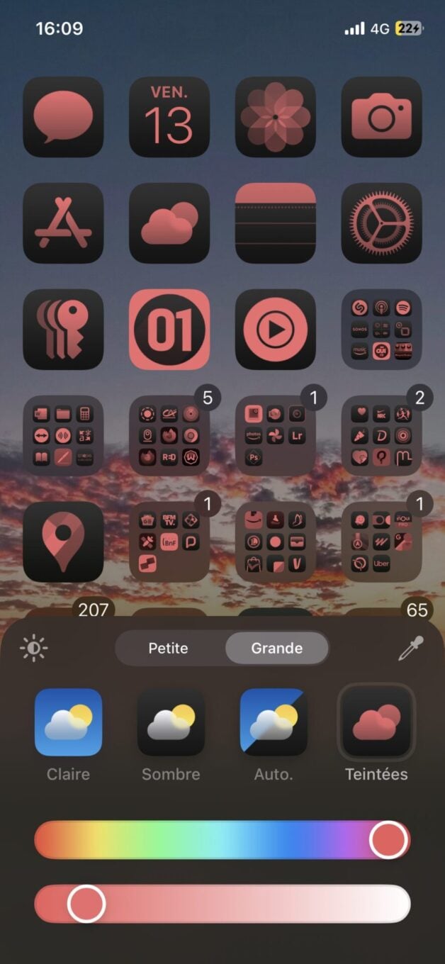 Ios 18 Personnaliser Couleur Icônes 20