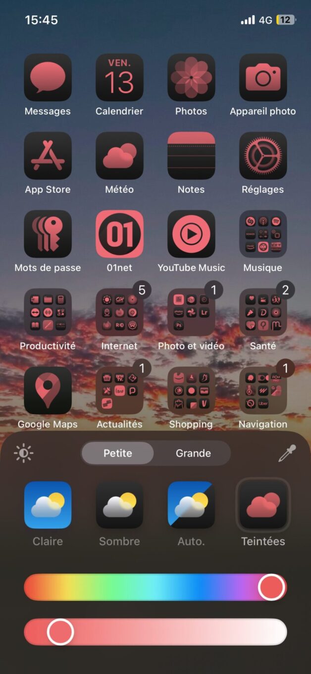 Ios 18 Personnaliser Couleur Icônes 9