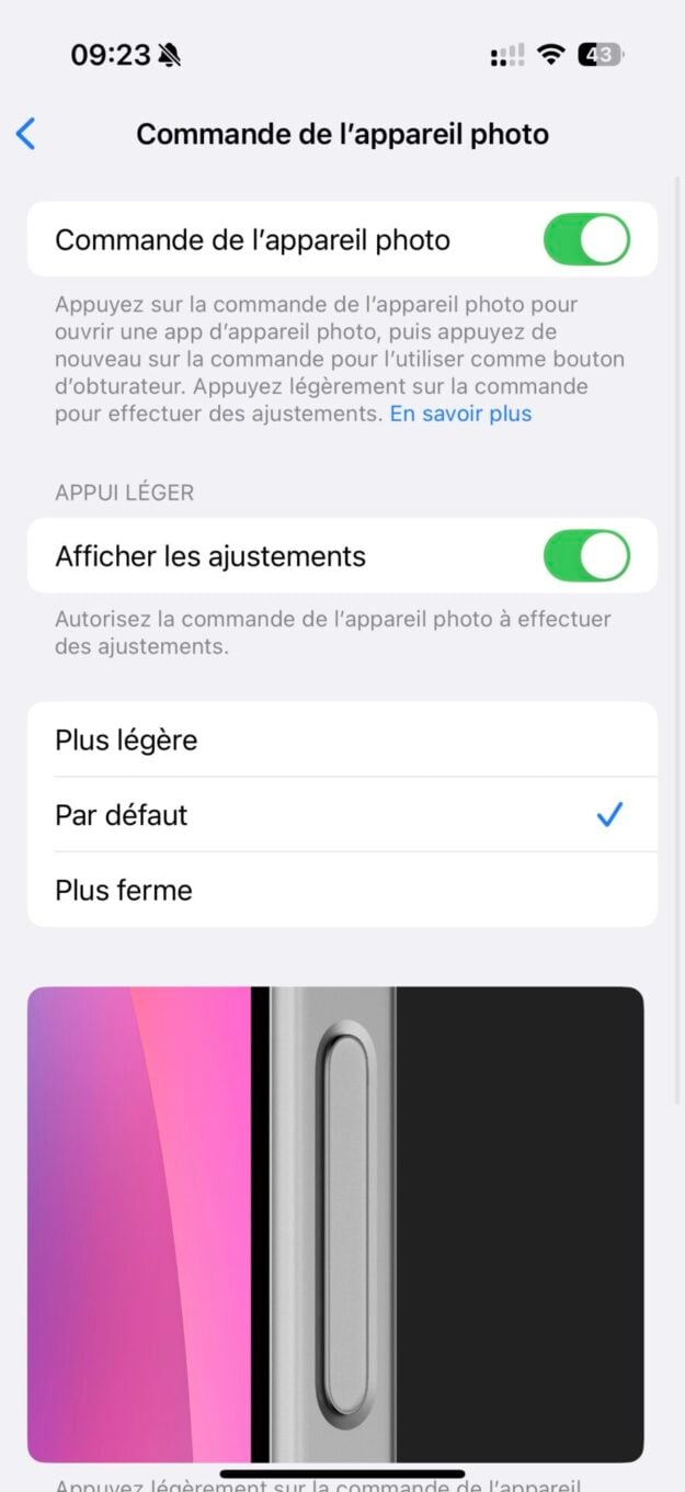 Ios 18 Réglage Accessibilité Commande Appareil Photo 2