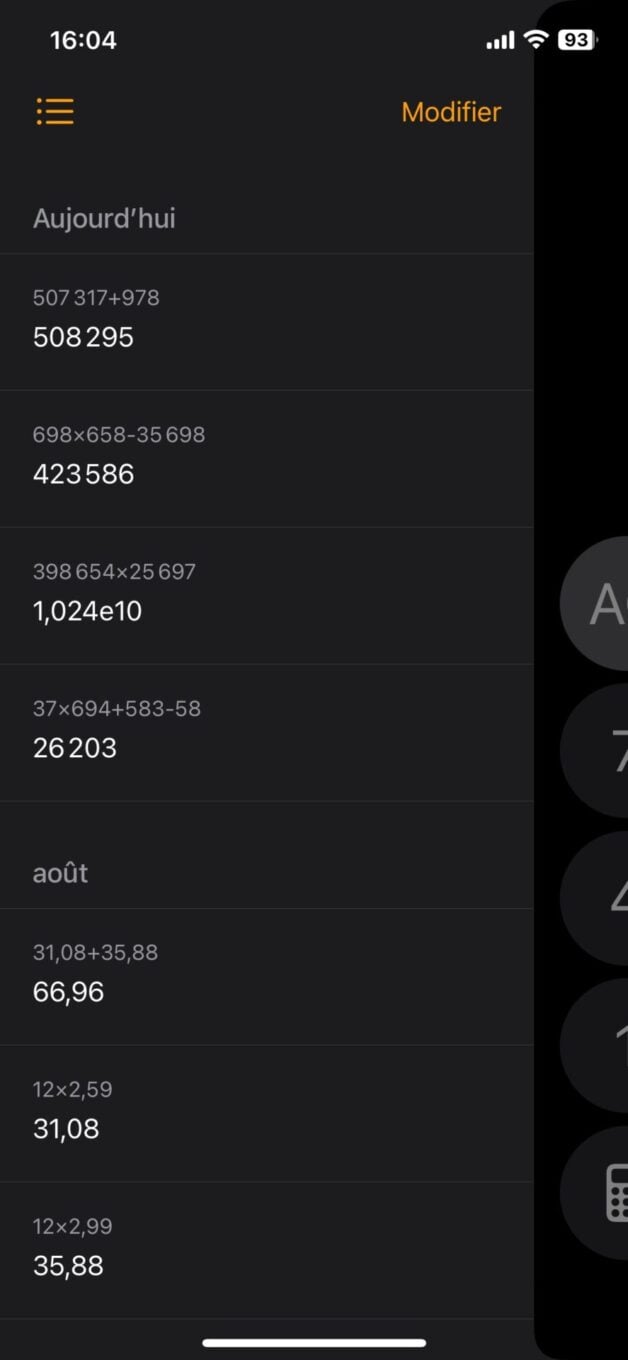 Ios 18 Calculatrice Historique Calculs 2