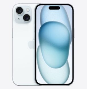 iPhone 15 bleu