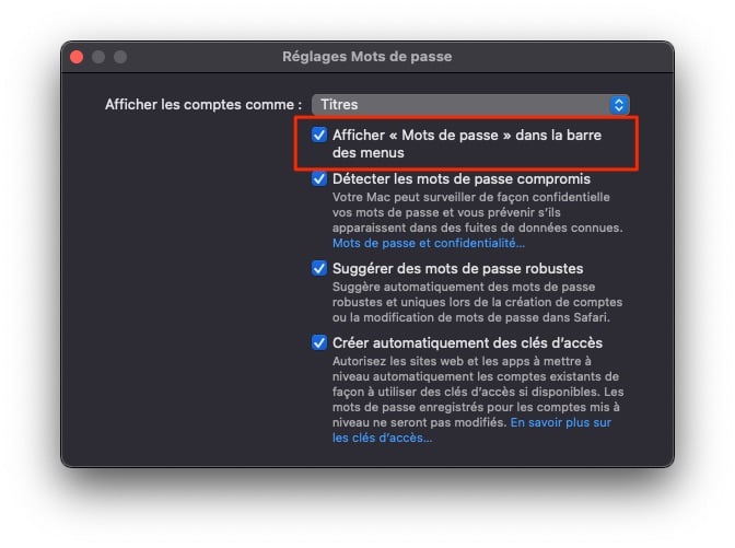 Macos Sequoia Mots De Passe