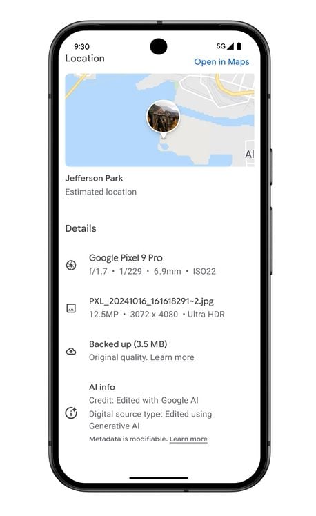 Ai Info Google Photos