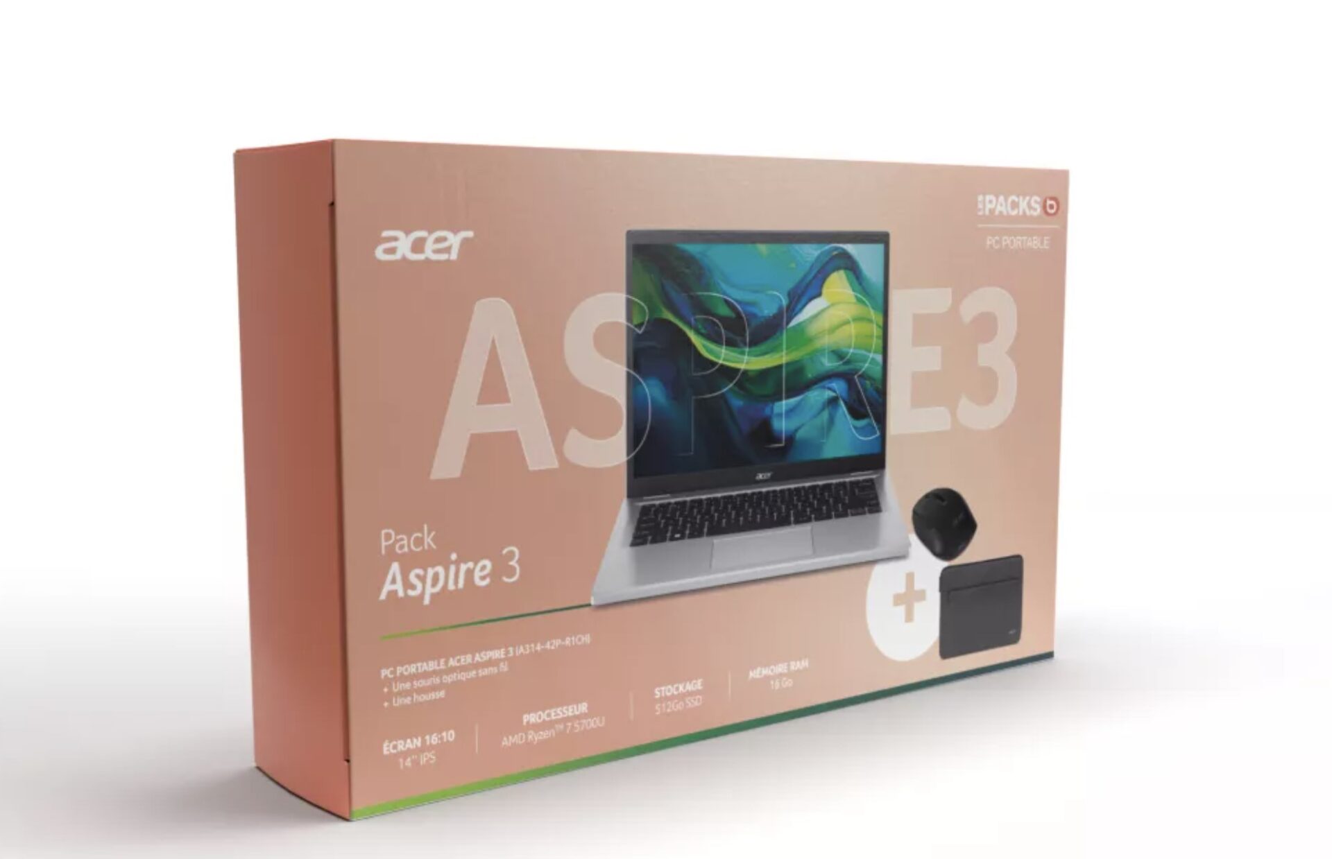 Le prix de ce PC portable Acer avec souris et sacoche s’effondre chez Boulanger