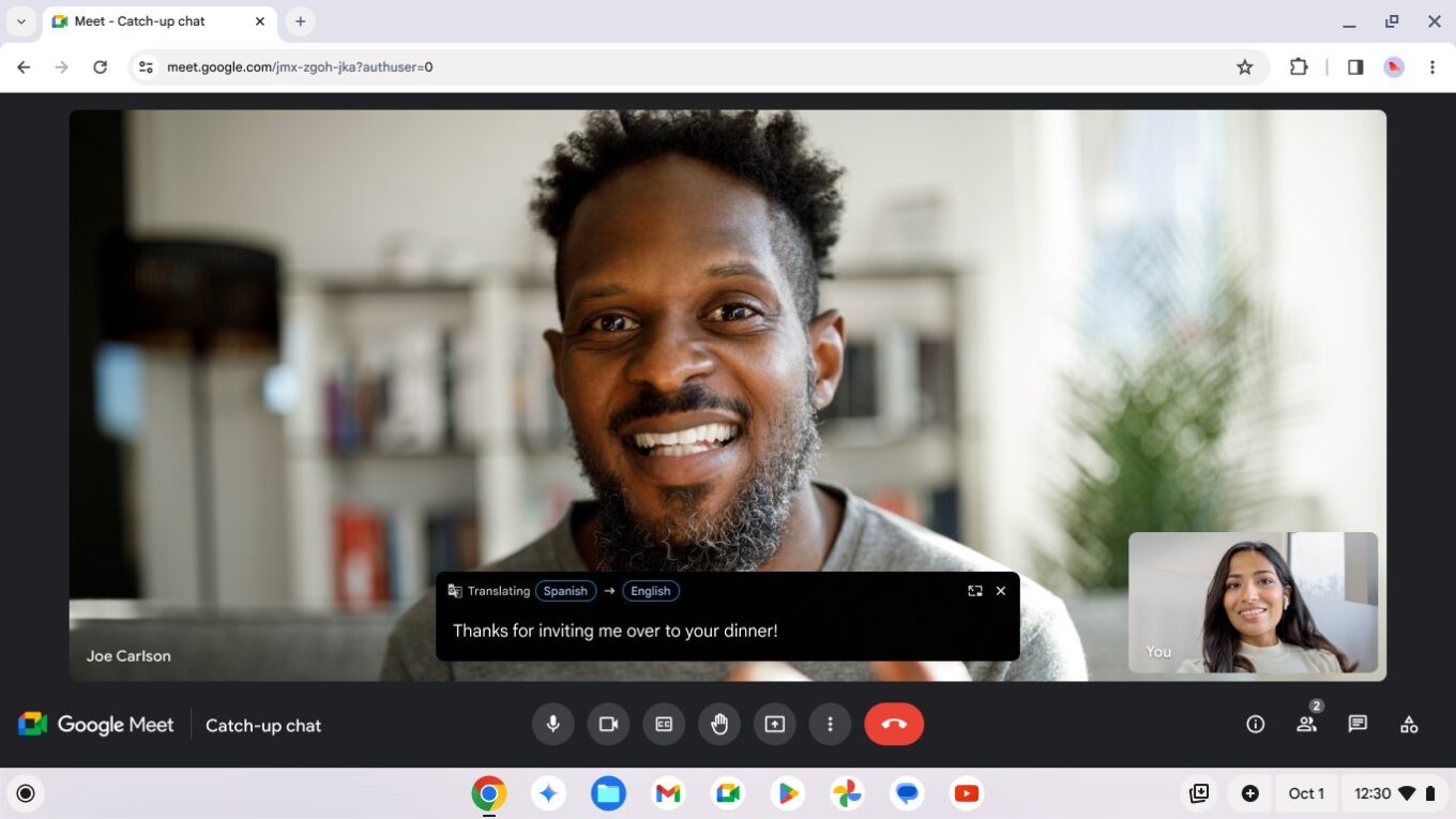 Chromebook Plus Feature Livetranslate