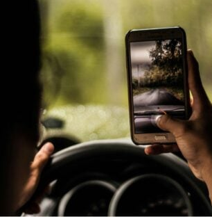 Smartphone au volant