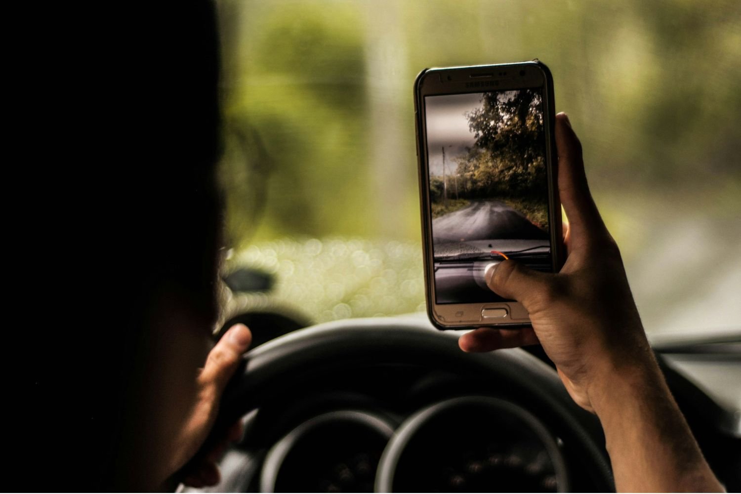 Smartphone au volant