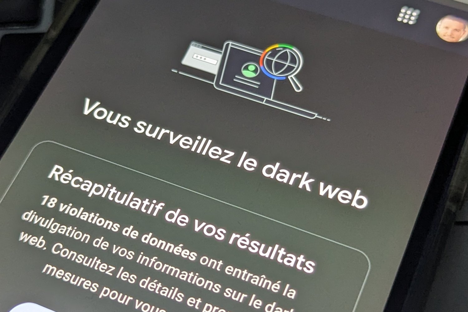 Google Dark Web