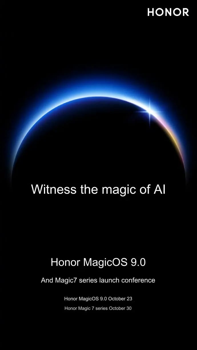 Honor Magic 7 Date Lancement