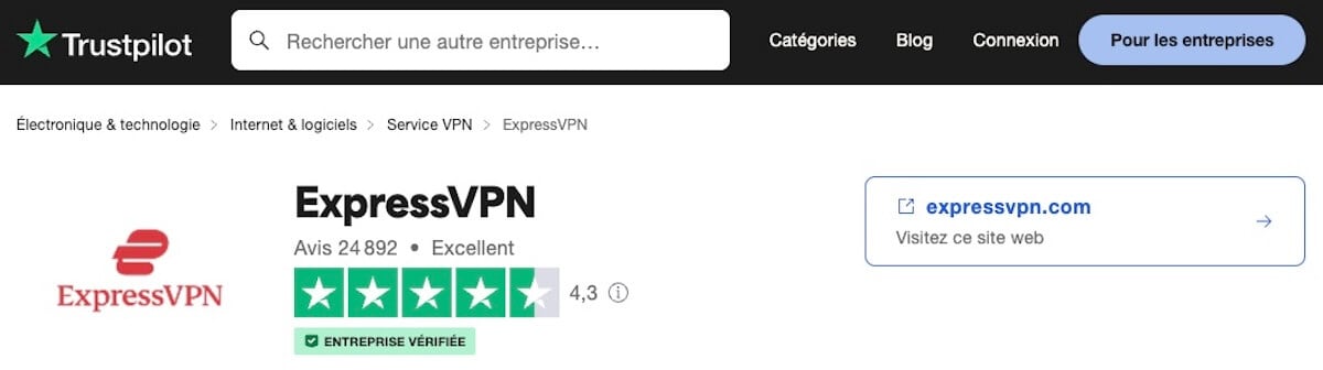 Trustpilot Expressvpn