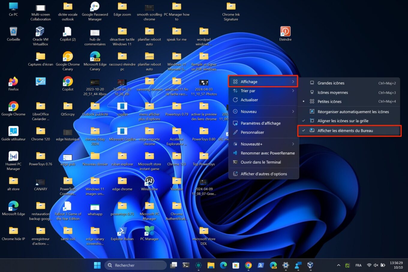 Windows 11 Configurer Bureau 1