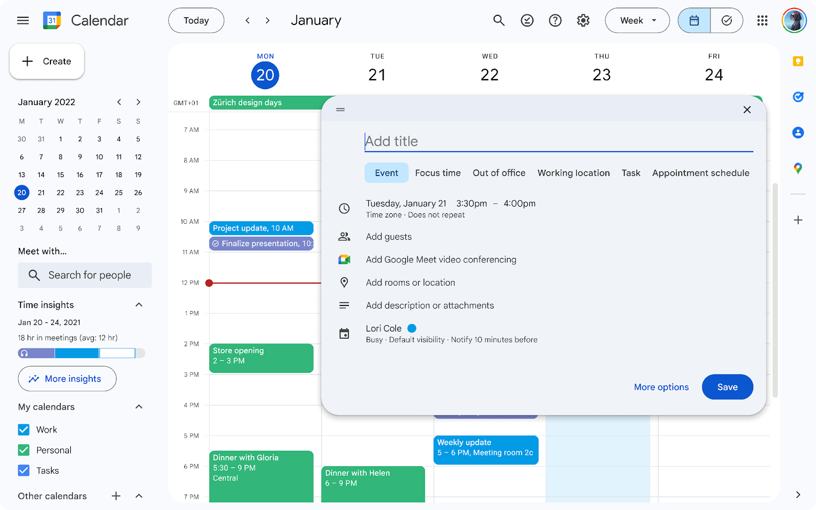 Google Agenda Nouvelle Interface Claire