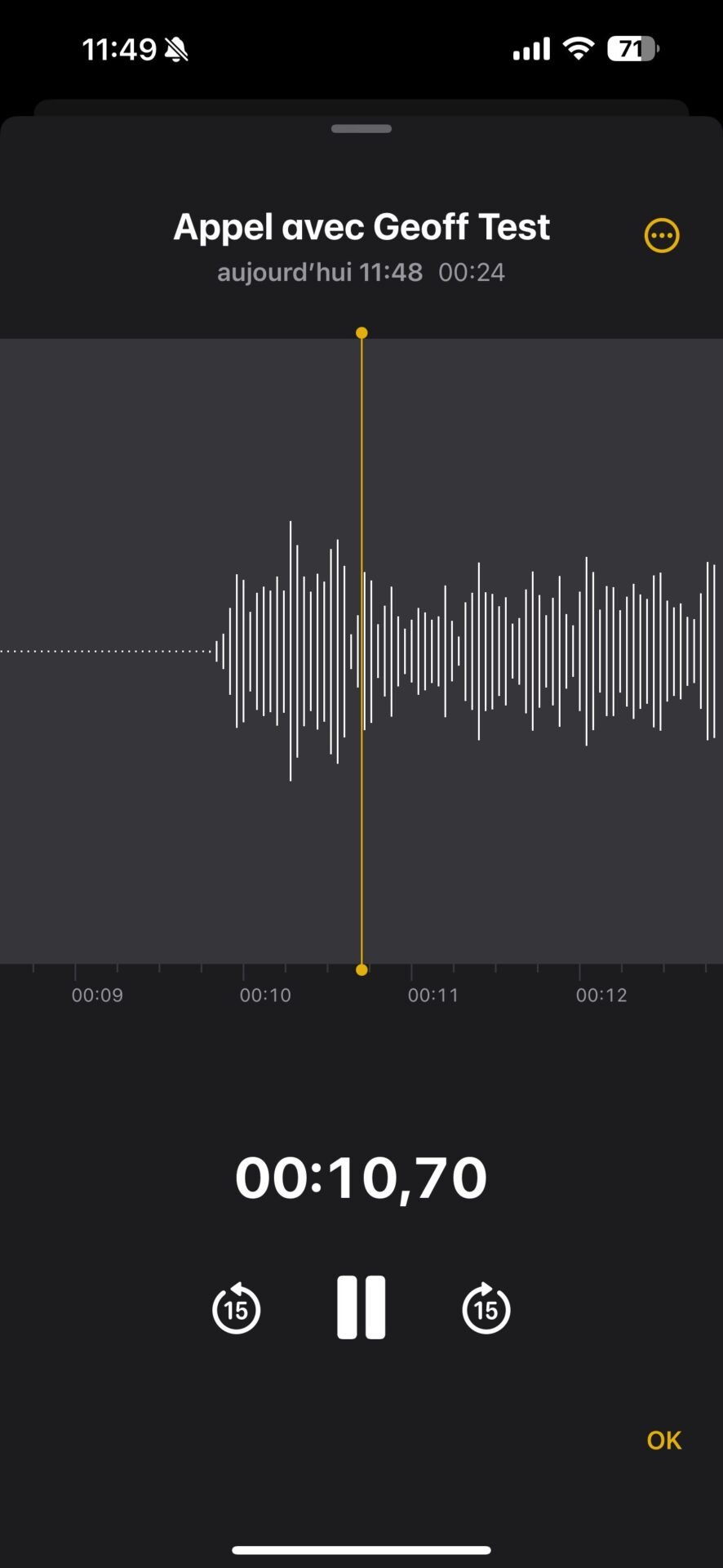 Ios 18.1 Enregistrer un appel téléphonique 7