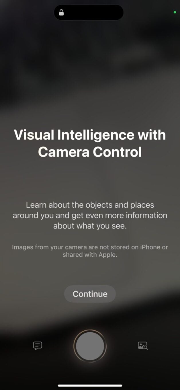 Ios 18.2 Visual Intelligence 1