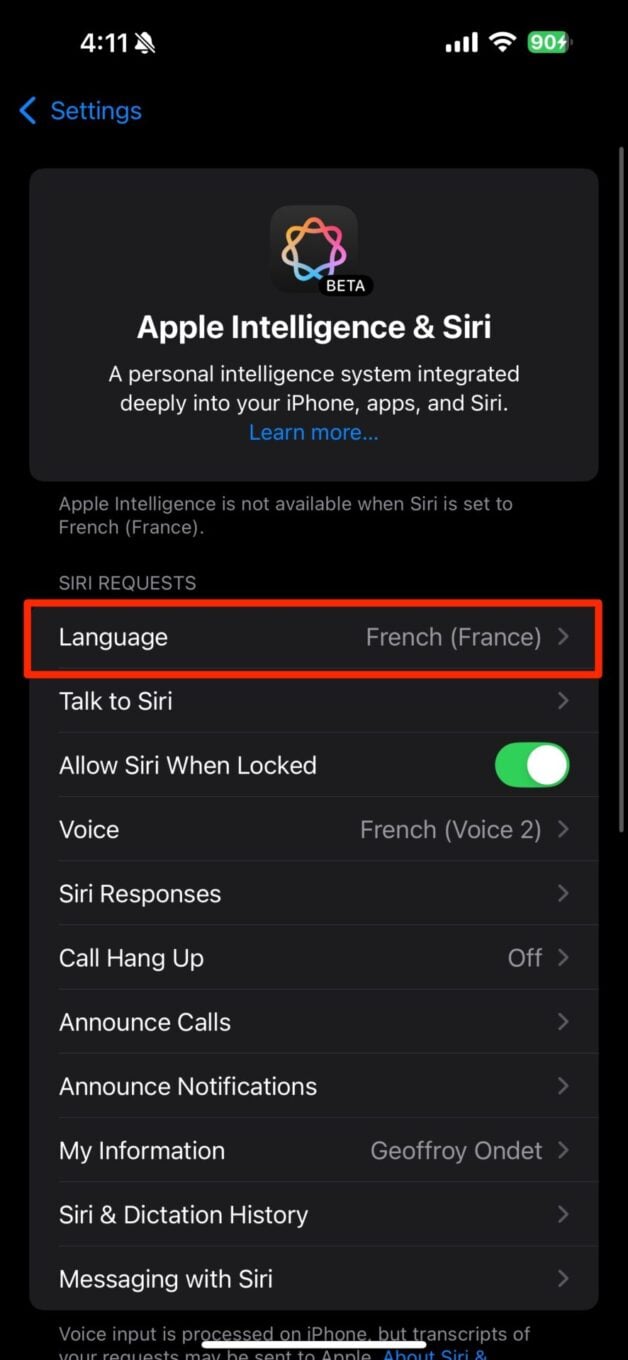 Ios 18 1 Activer Apple Intelligence En France 10