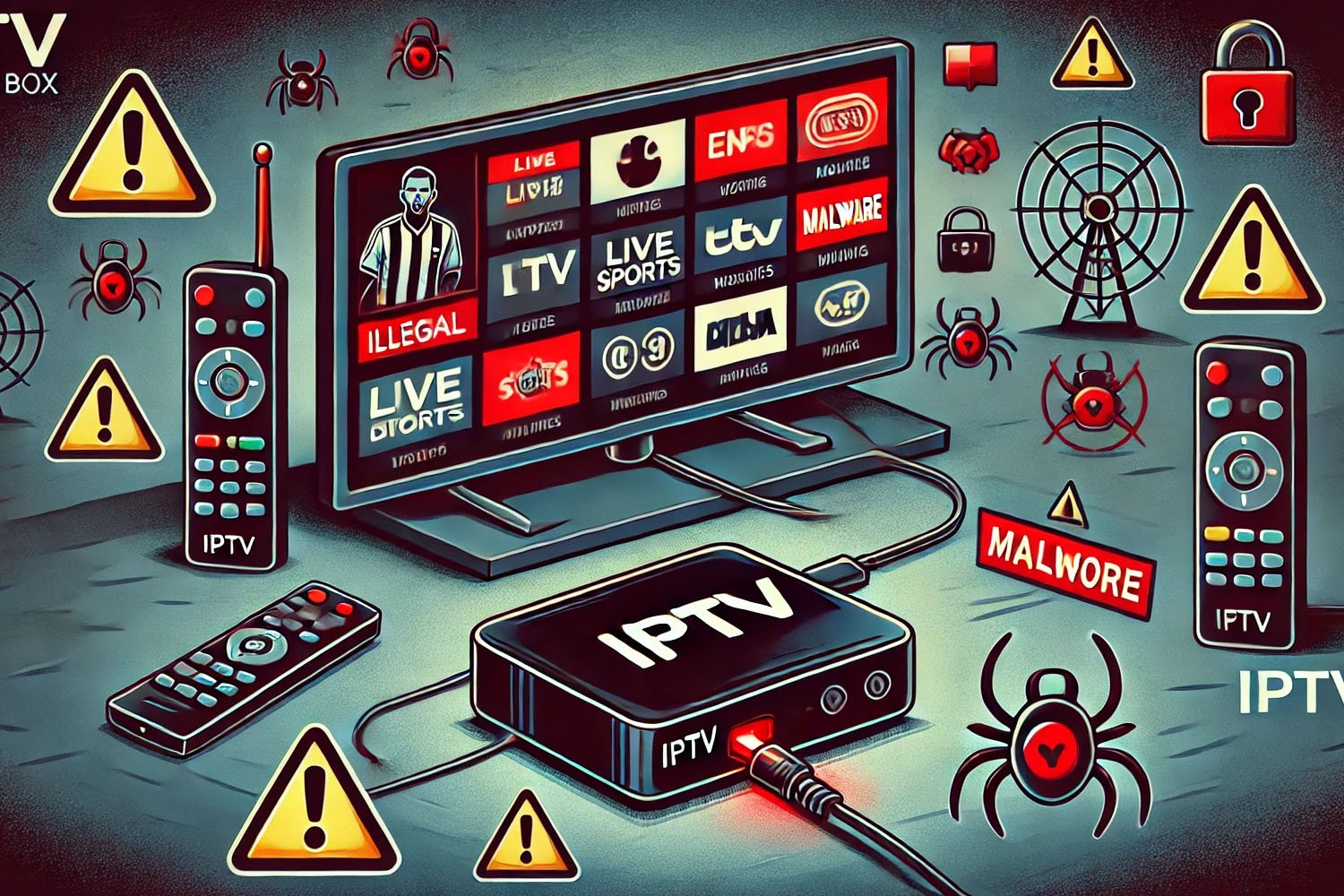 IPTV : virus, vols de données, espionnage… les dangers du streaming illégal (1/1)