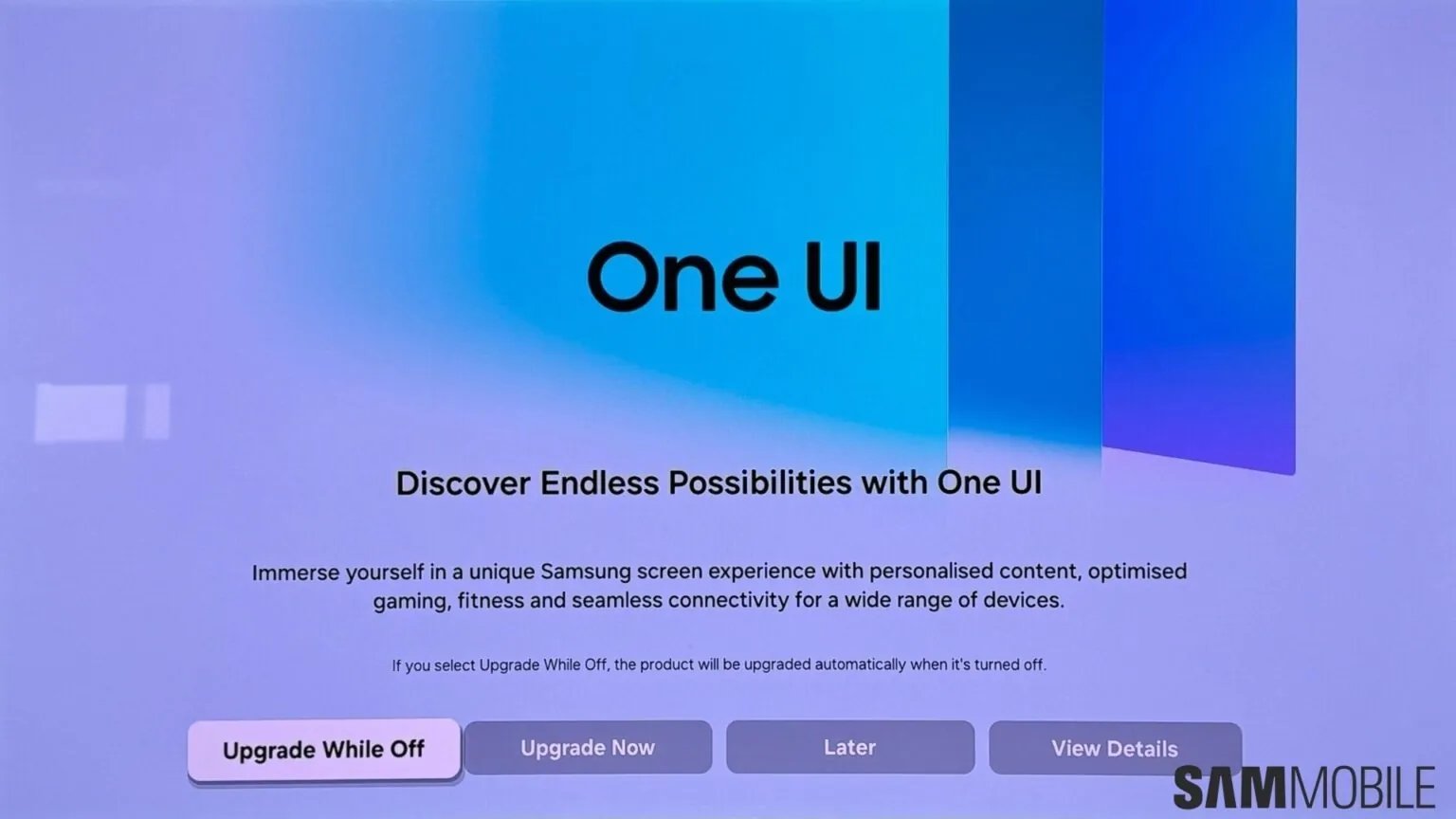 Samsung Tv One Ui Mise A Jour