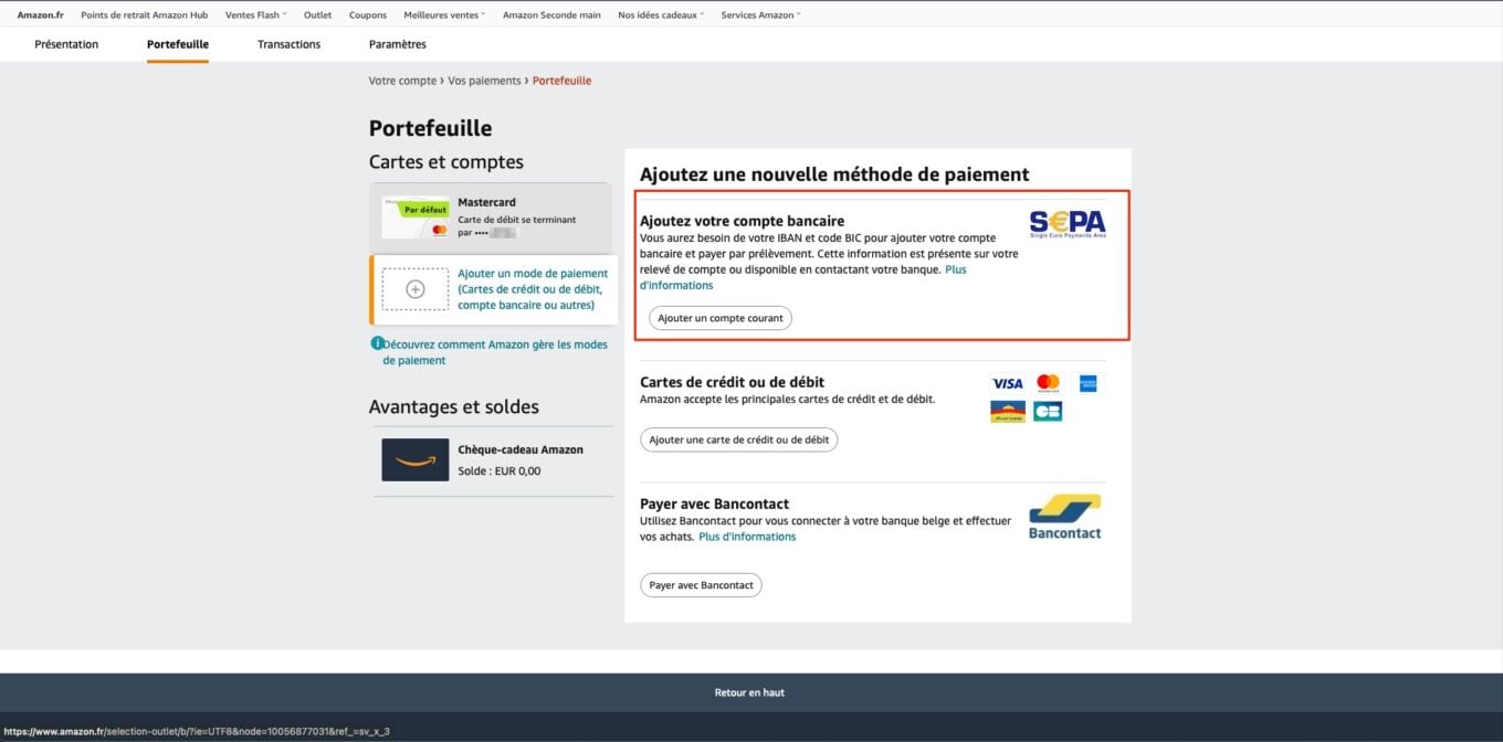 Amazon Paiement Sepa Avec Iban Frauduleux 1