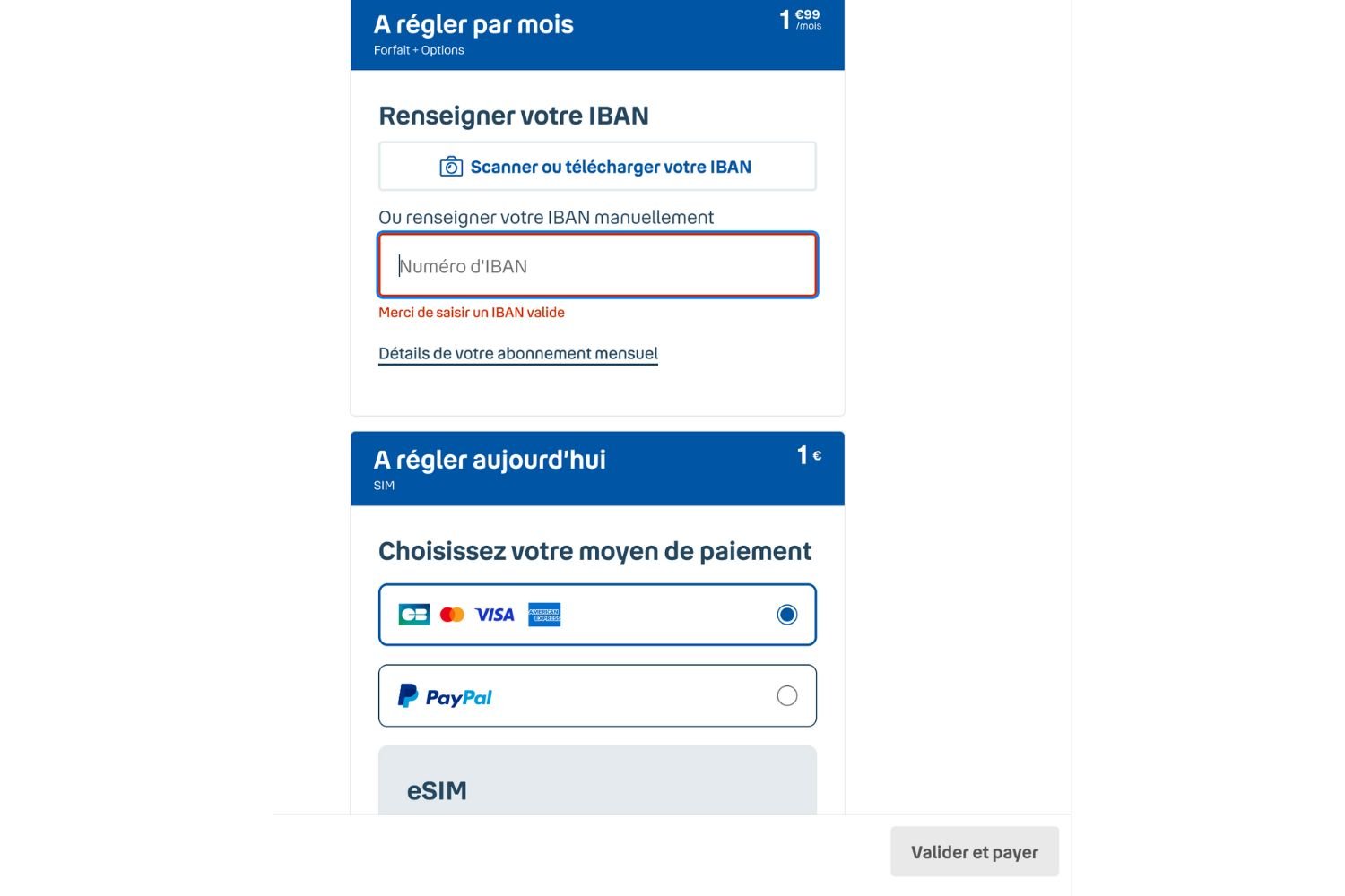 Page Iban Carte Bancaire Bouygues