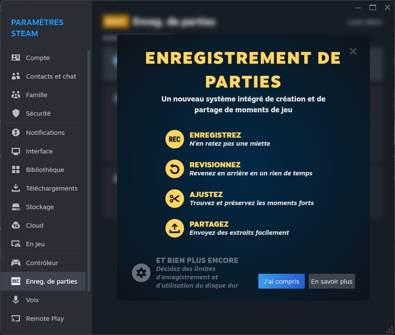 Steam Enregistrement De Parties 3