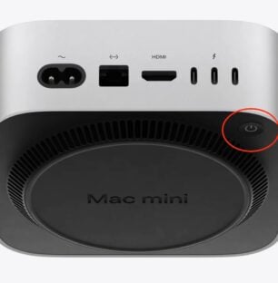 Mac Mini Bouton Allumage